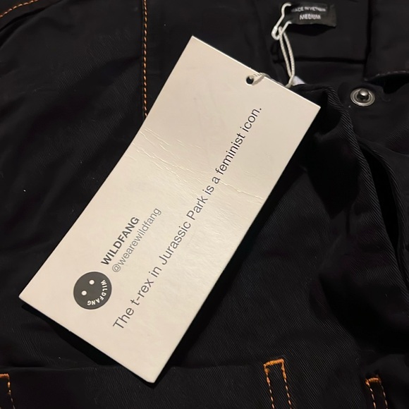 Wildfang Essential long Sleeve coverall size M Black - Picture 5 of 5